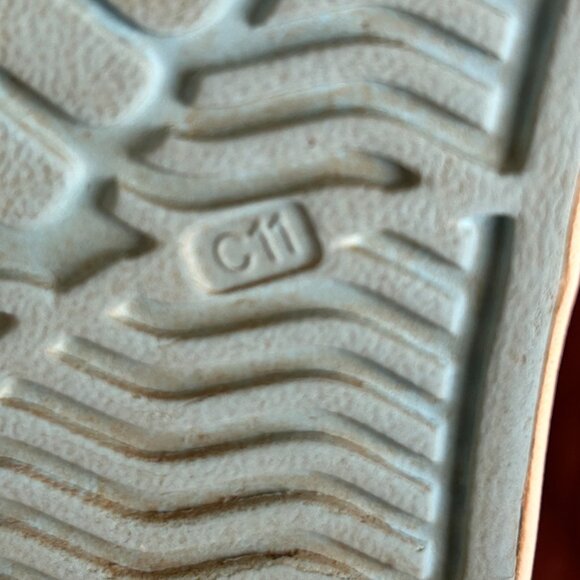 Native Jefferson Kids Size 11 Sky Blue/Shell White Toddler Girl Sneaker - Picture 9 of 11